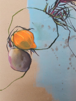 Potimarron et betteraves 30x40