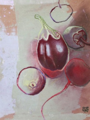 Aubergines 30x40
