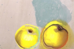 Duo de pommes jaunes 30x40