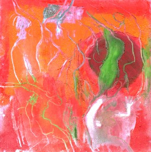 Figures dansées rouges