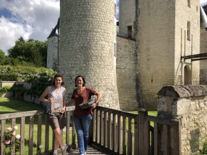 Raphaèle Bernard-Bacod au château du Rivau pour la fête des roses - Juin 2021