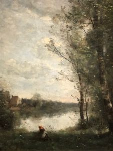 L'étang à Ville-d'Avray de Camille Corot