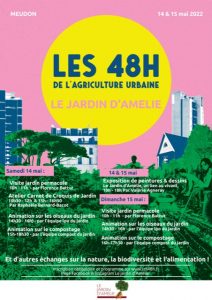 Affiche les 48h de l'agriculture urbaine 2022